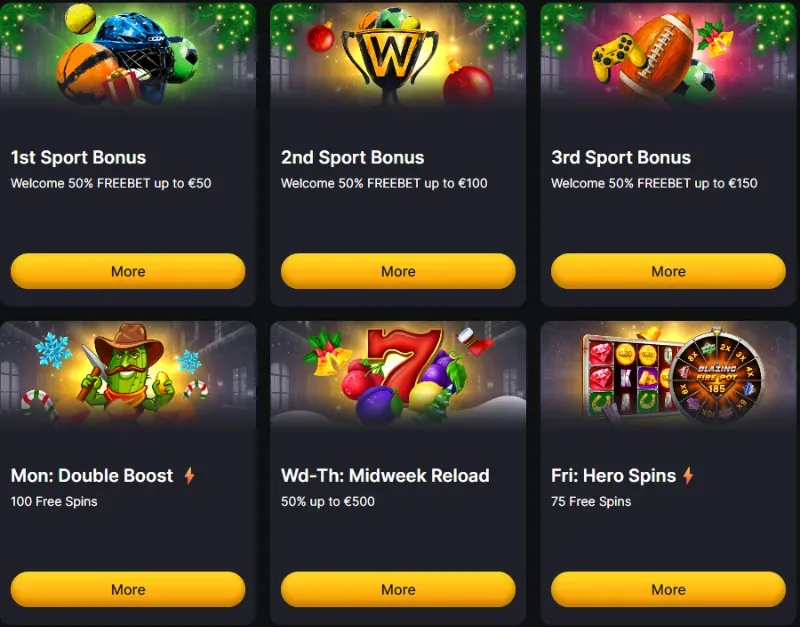winhero welkomstpakket sportsbook